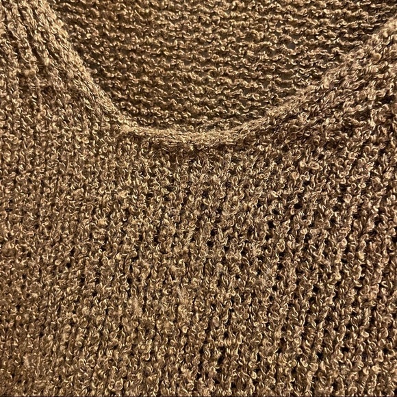 Oak + Fort (Loft 82) Oversized Wool Knit Sweater in Golden Brown - Picture 8 of 15